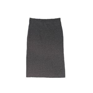 Divided Pencil Skirt - Stone Grey
